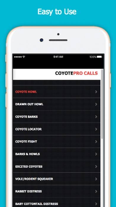 Coyote Calls For Predator Hunting App screenshot