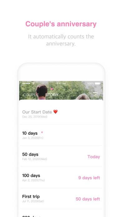 THE COUPLE (Days in Love) Schermata dell'app #4