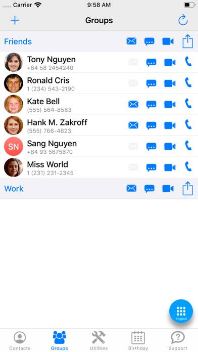 Contact Pro App screenshot #2