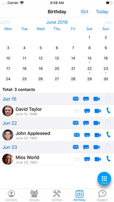 Contact Pro App screenshot #3