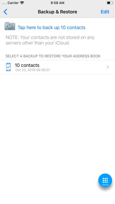 Contact Pro App screenshot #4
