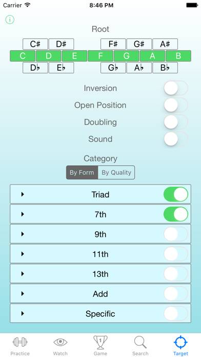 Chords Trainer App-Screenshot #5