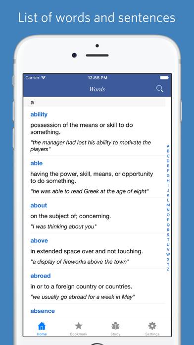 Mastering Oxford 3000 word list App screenshot #1