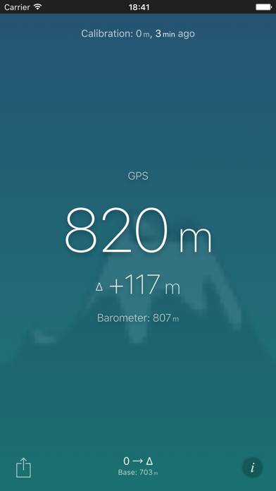 Altimeter (Barometer) App screenshot #2