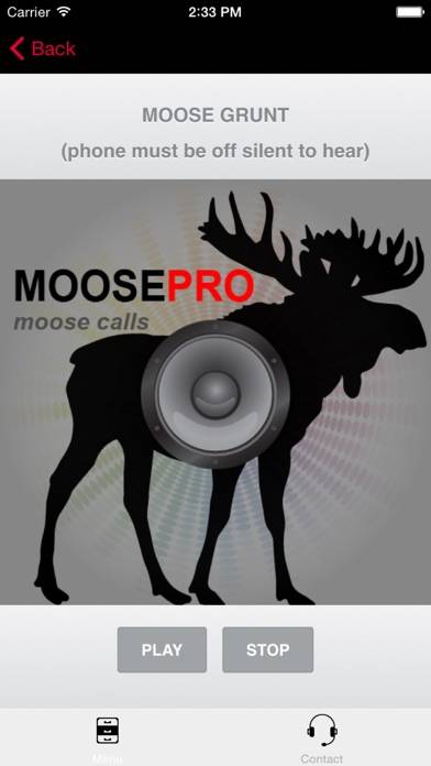 Moose Hunting Calls App screenshot #2