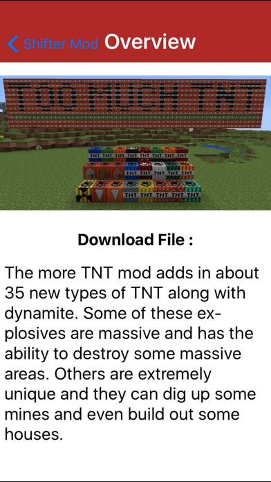 More TNT Mod For Minecraft PC Pocket Guide Edition Captura de pantalla de la aplicación #3