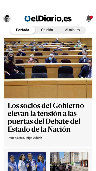 ElDiario.es Captura de pantalla de la aplicación #1