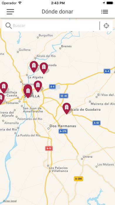 Dona Sangre Andalucía Captura de pantalla de la aplicación #2