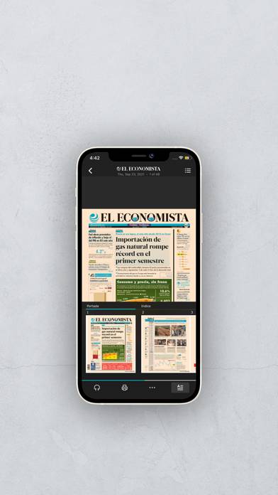 El Economista Edición Digital Captura de pantalla de la aplicación #2