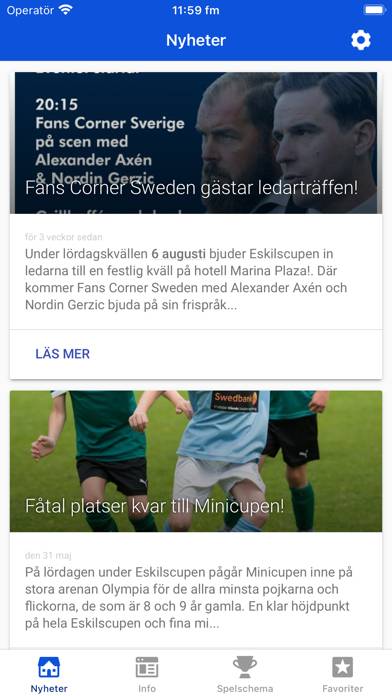 Eskilscupen App screenshot #1