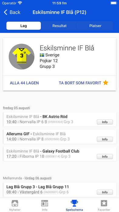 Eskilscupen App screenshot #3