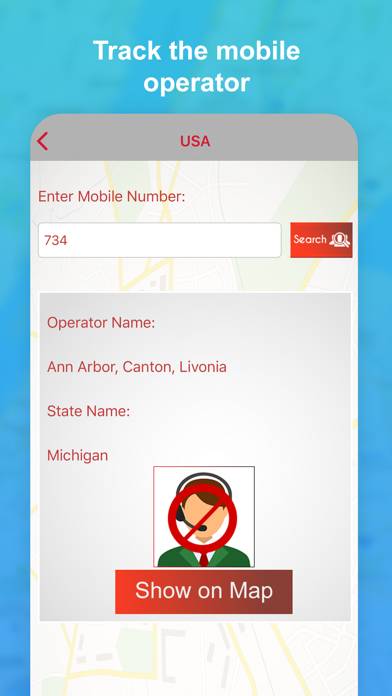 Mobile Number Location Finder! App screenshot #3