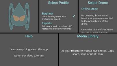 Sumo Control for Parrot's jumping Drones Captura de pantalla de la aplicación #5