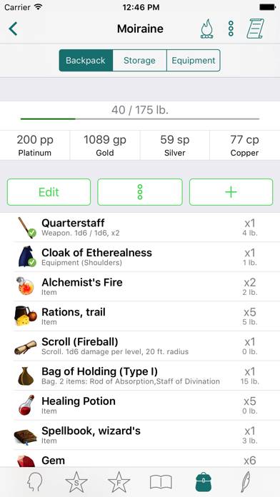 RPG Scribe Pathfinder & 3.5 App screenshot #2