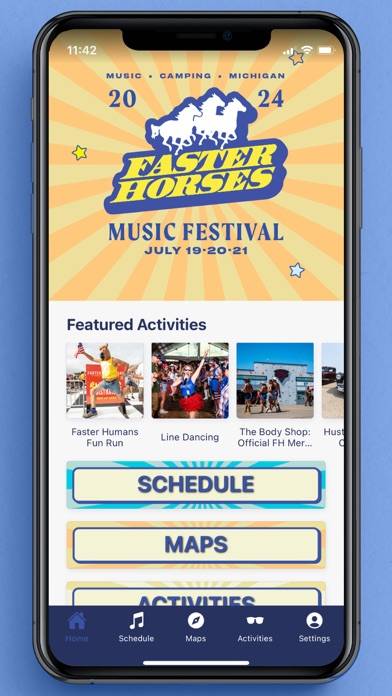 Faster Horses Festival App screenshot #1
