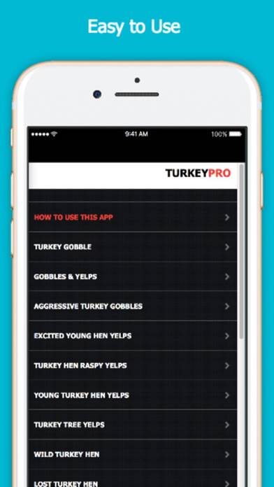 REAL Turkey Calls for Turkey Hunting App screenshot #3