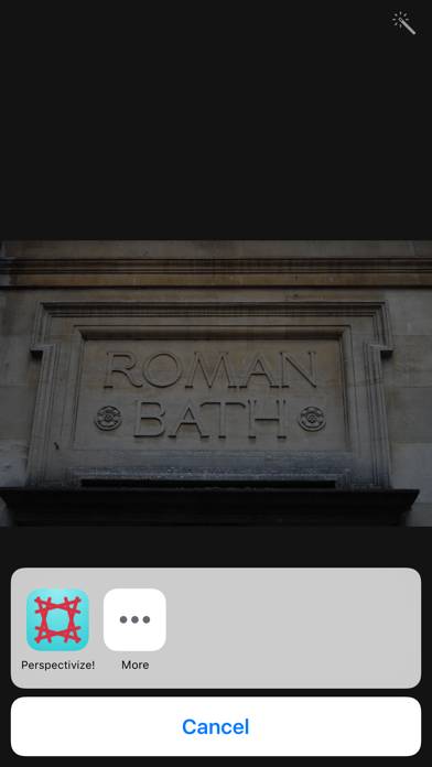 Perspectivize! Schermata dell'app