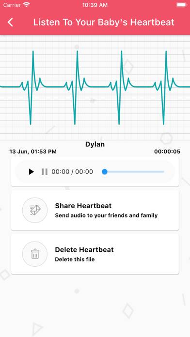 Baby's Heartbeat Backup Capture d'écran de l'application #4