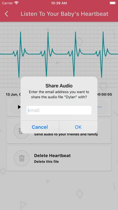 Baby's Heartbeat Backup App screenshot #5