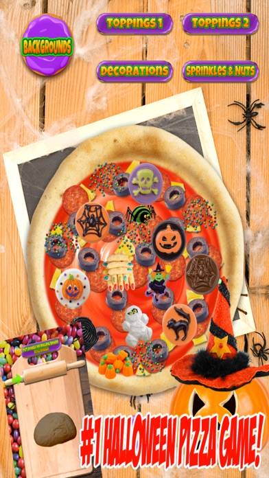Halloween Candy Pizza Make & Bake App screenshot #3