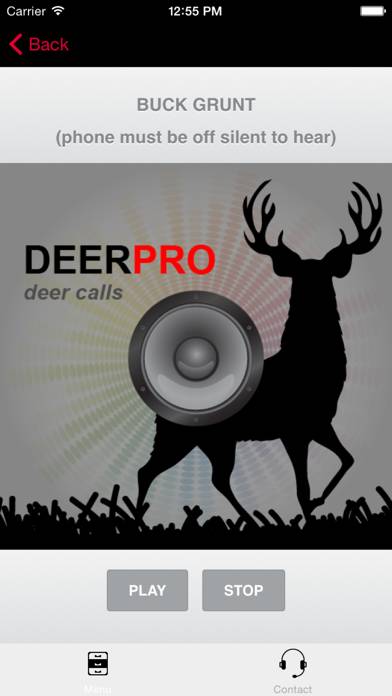 Whitetail Hunting Calls-Deer Buck Grunt -Buck Call - AD FREE - BLUETOOTH COMPATIBLE screenshot