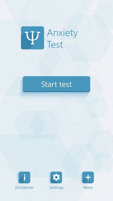 Anxiety Disorder Test Schermata dell'app #1
