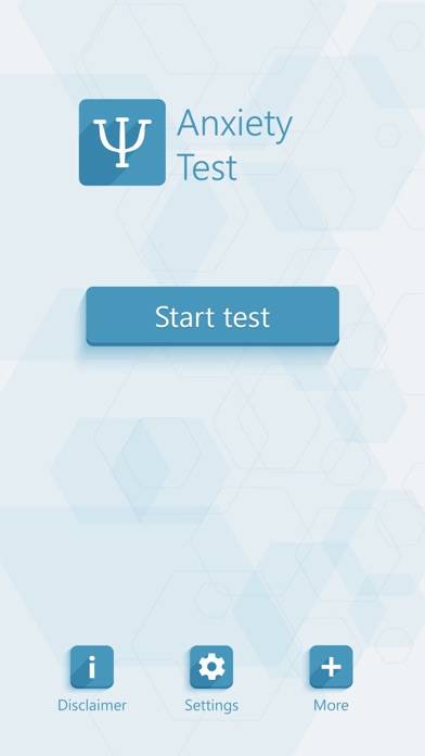 Anxiety Disorder Test - Psychological Tests screenshot