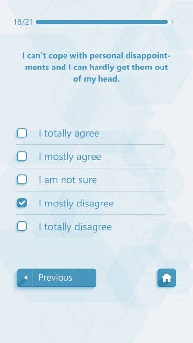 Anxiety Disorder Test Schermata dell'app #4