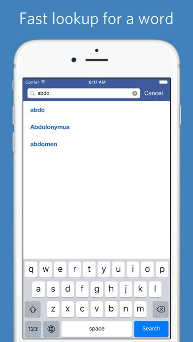 Latin Dictionary Captura de pantalla de la aplicación #3