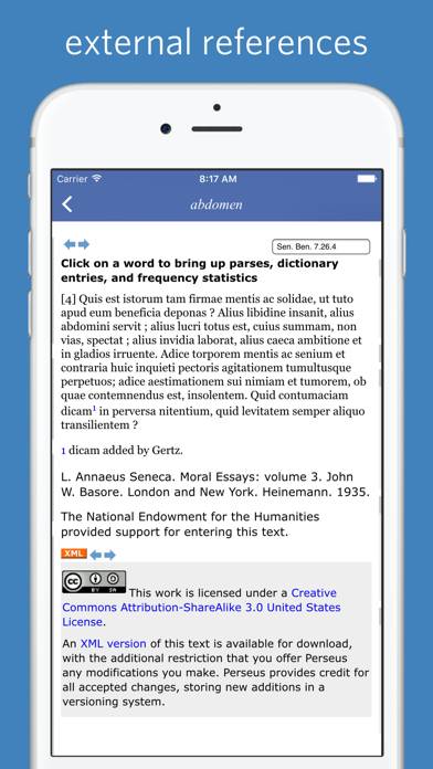 Latin Dictionary Schermata dell'app #4