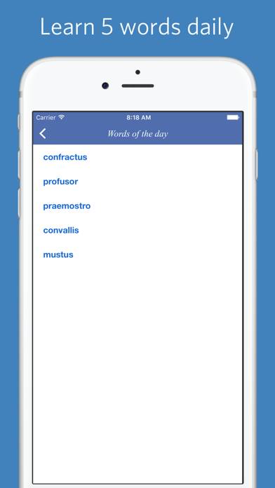 Latin Dictionary Captura de pantalla de la aplicación #5