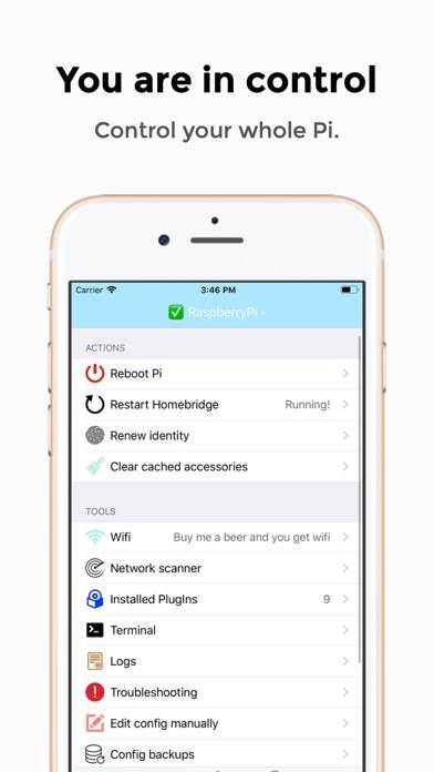 Homebridge for RaspberryPi App-Screenshot #4