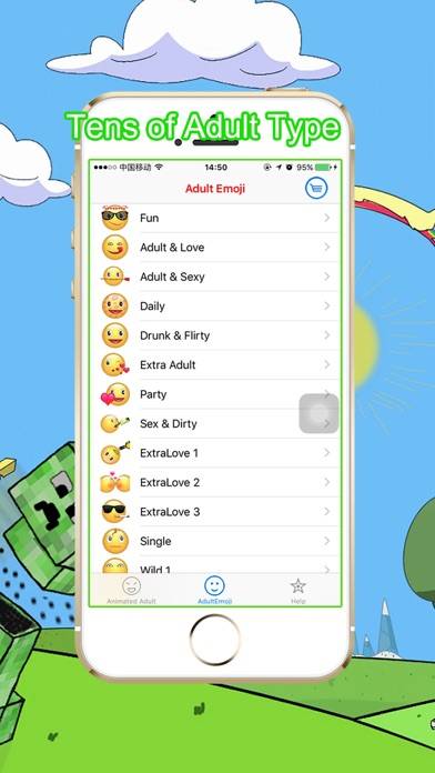 Sexy Adult Emoji Animated Keyboard Capture d'écran de l'application #2