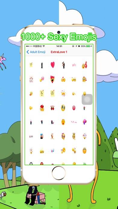 Sexy Adult Emoji Animated Keyboard Capture d'écran de l'application #3