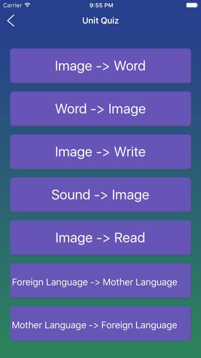 Korean Word Flashcards Learn Capture d'écran de l'application #5