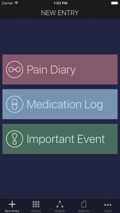 My Pain Diary & Symptom Tracker: Gold Edition Schermata dell'app #3