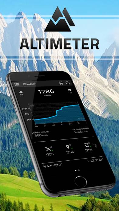 GPS Altimeter Скриншот приложения #1