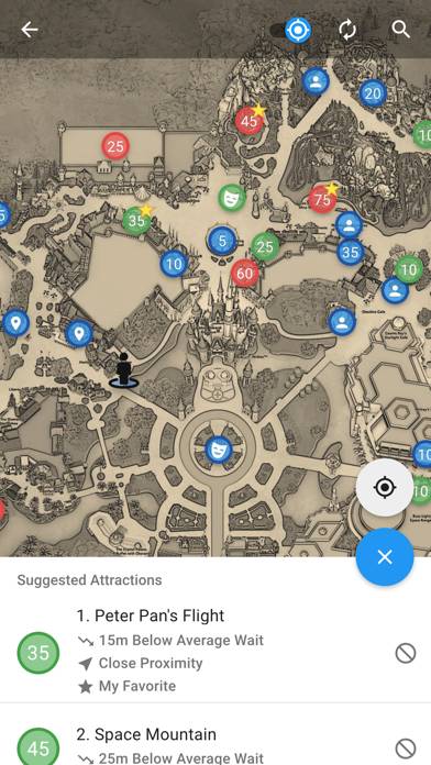 Merlin's Map for Disney World App screenshot #1
