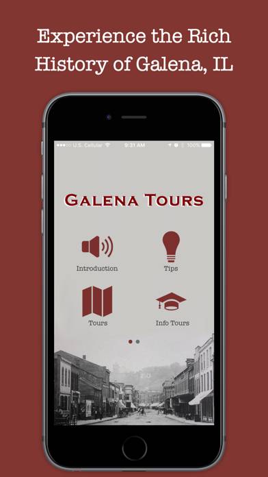 Galena Tours App screenshot #1