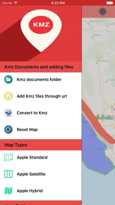Kmz Viewer-Kmz Converter app Uygulama ekran görüntüsü #1
