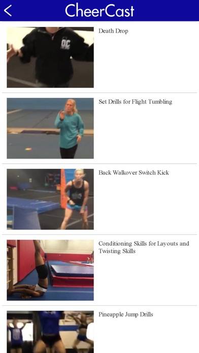 CheerCast App screenshot