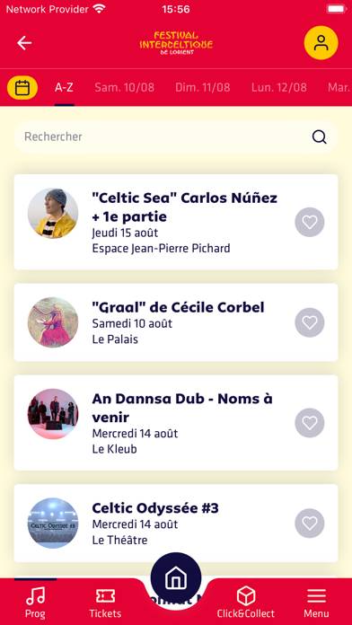Festival Interceltique Lorient App screenshot