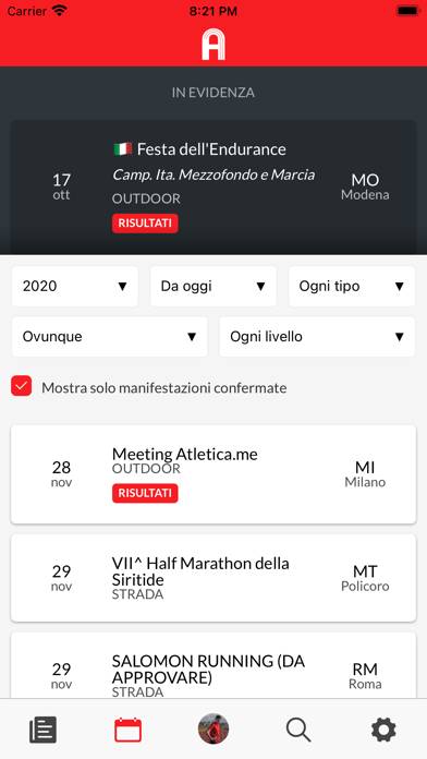 Atletica.me App screenshot #6