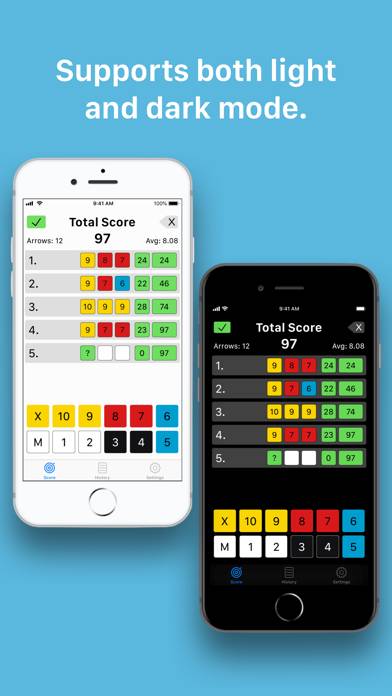 Bullseye Scoring App screenshot