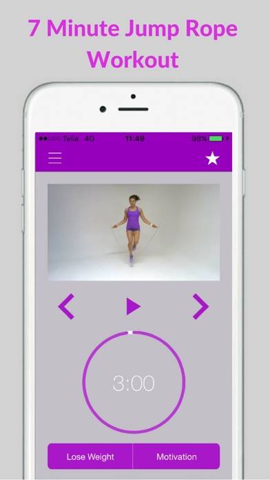 Jump Rope Workout and Jumping Training Exercises Captura de pantalla de la aplicación #1