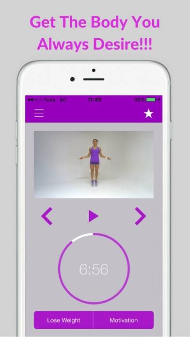 Jump Rope Workout and Jumping Training Exercises Captura de pantalla de la aplicación #5