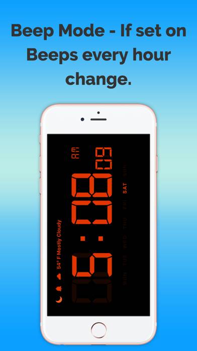 Clock and Local Weather Forecast-Free App screenshot #3
