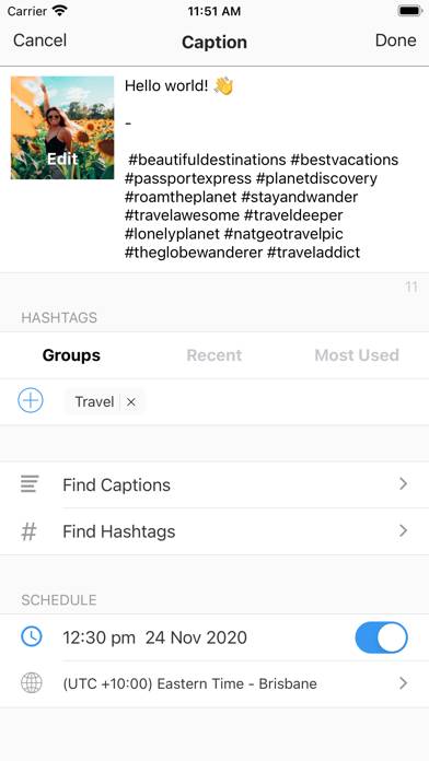 PREVIEW: Planner for Instagram App screenshot #3