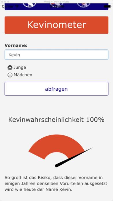 Kevinometer App screenshot #3