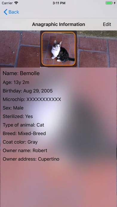 My Pet's Health Schermata dell'app